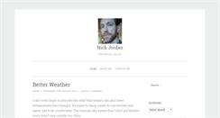 Desktop Screenshot of nickjordan.co.uk